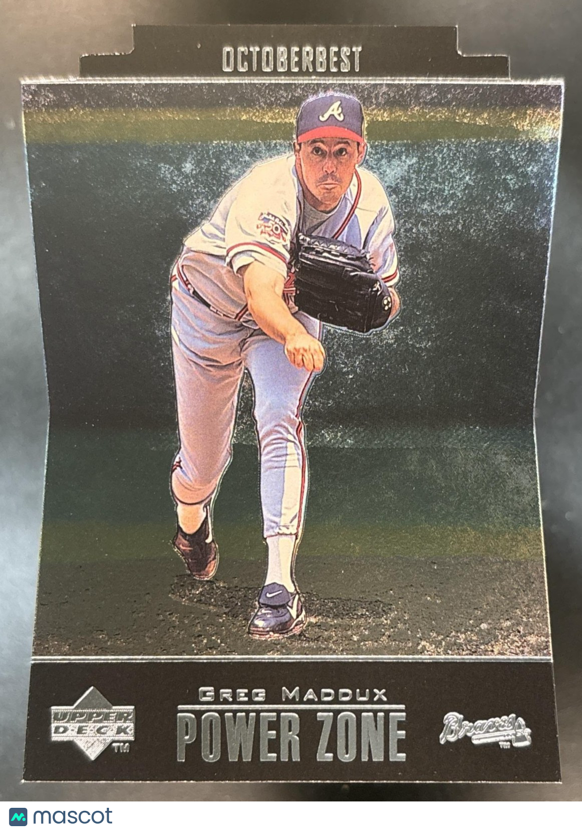 1998 Upper Deck Special F/X Greg Maddux Power Zone OctoberBest Atlanta Braves