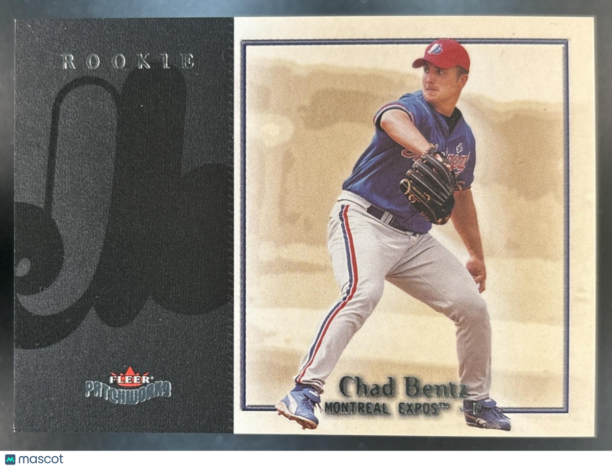 2004 Fleer Patchworks Chad Bentz /799 #96 RC Montreal Expos