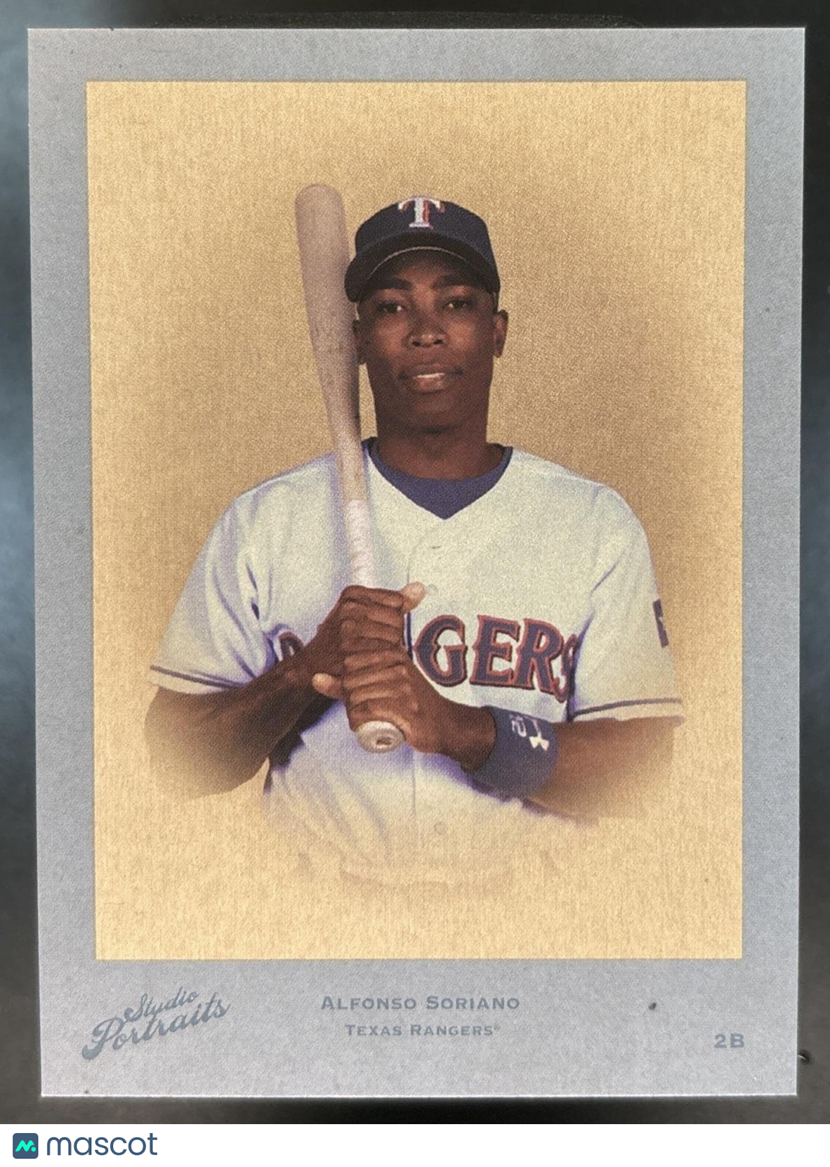 2005 Donruss Studio Alfonso Soriano Portraits Zenith Red B/W /55 Texas Rangers