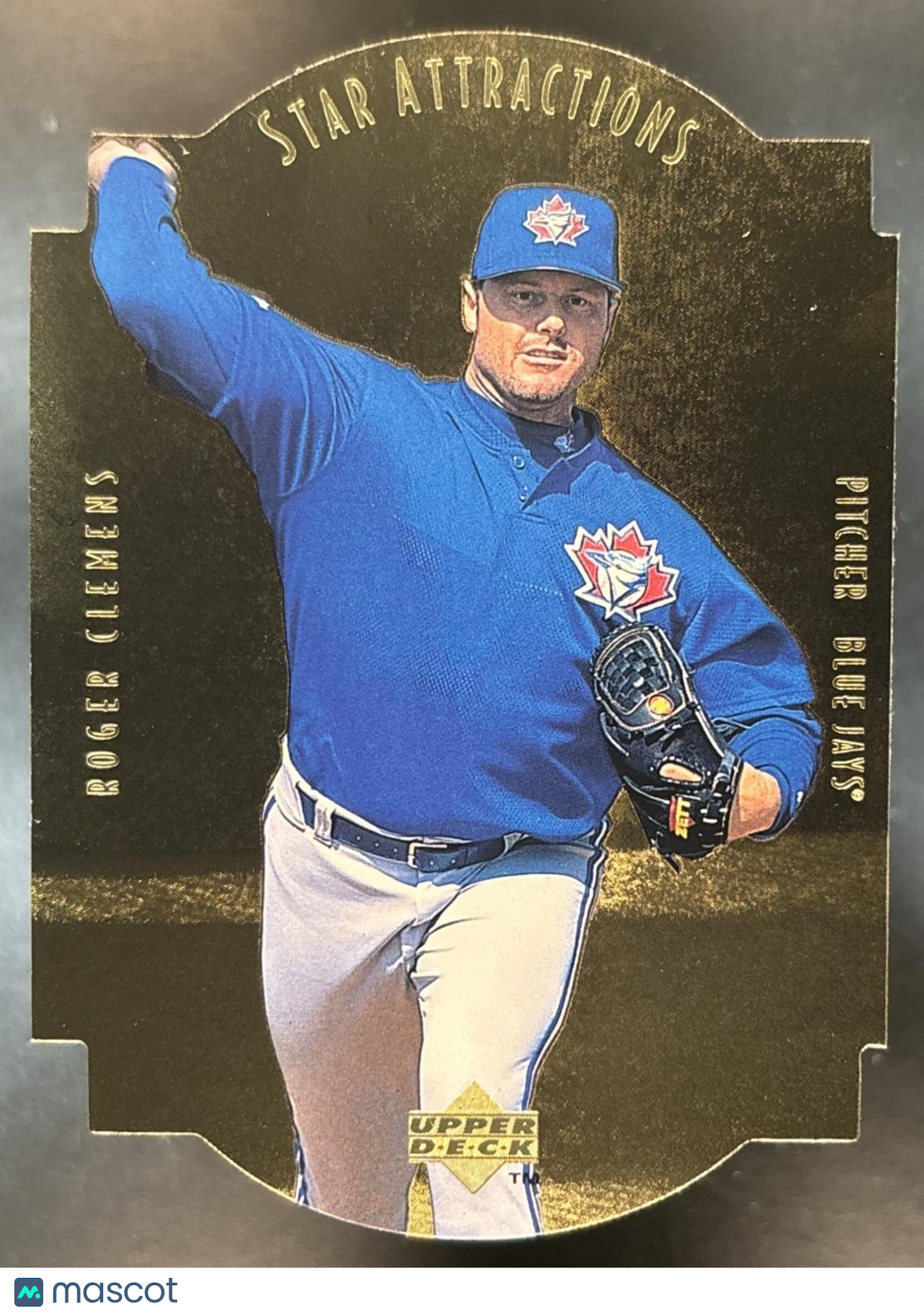 1997 Upper Deck Roger Clemens Star Attractions Gold #SA6 Toronto Blue Jays
