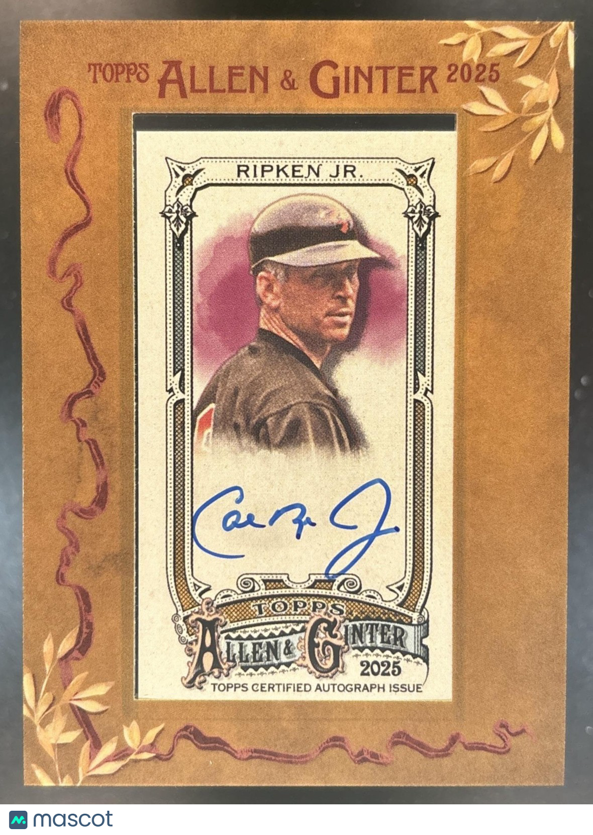 2025 Topps Allen & Ginter Cal Ripken Jr. Framed Mini Baseball Auto Orioles