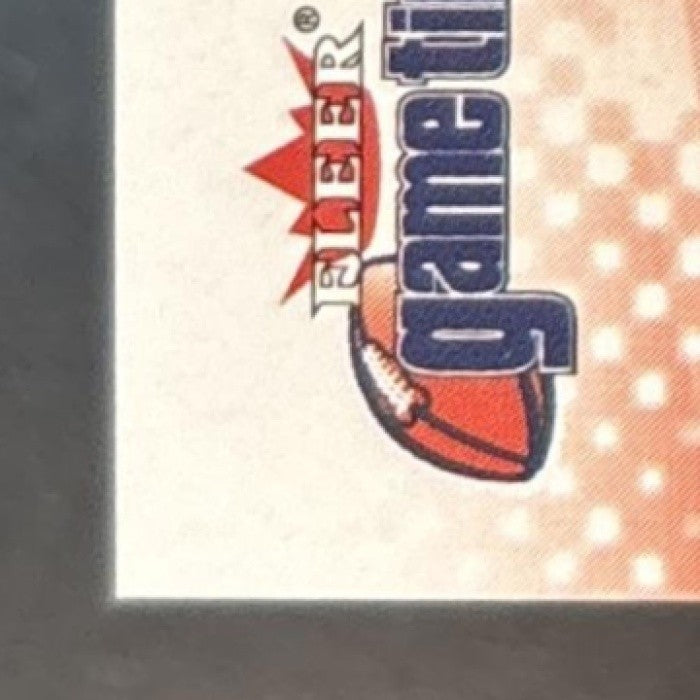 2001 Fleer Game Time Drew Bledsoe Crunch New England Patriots