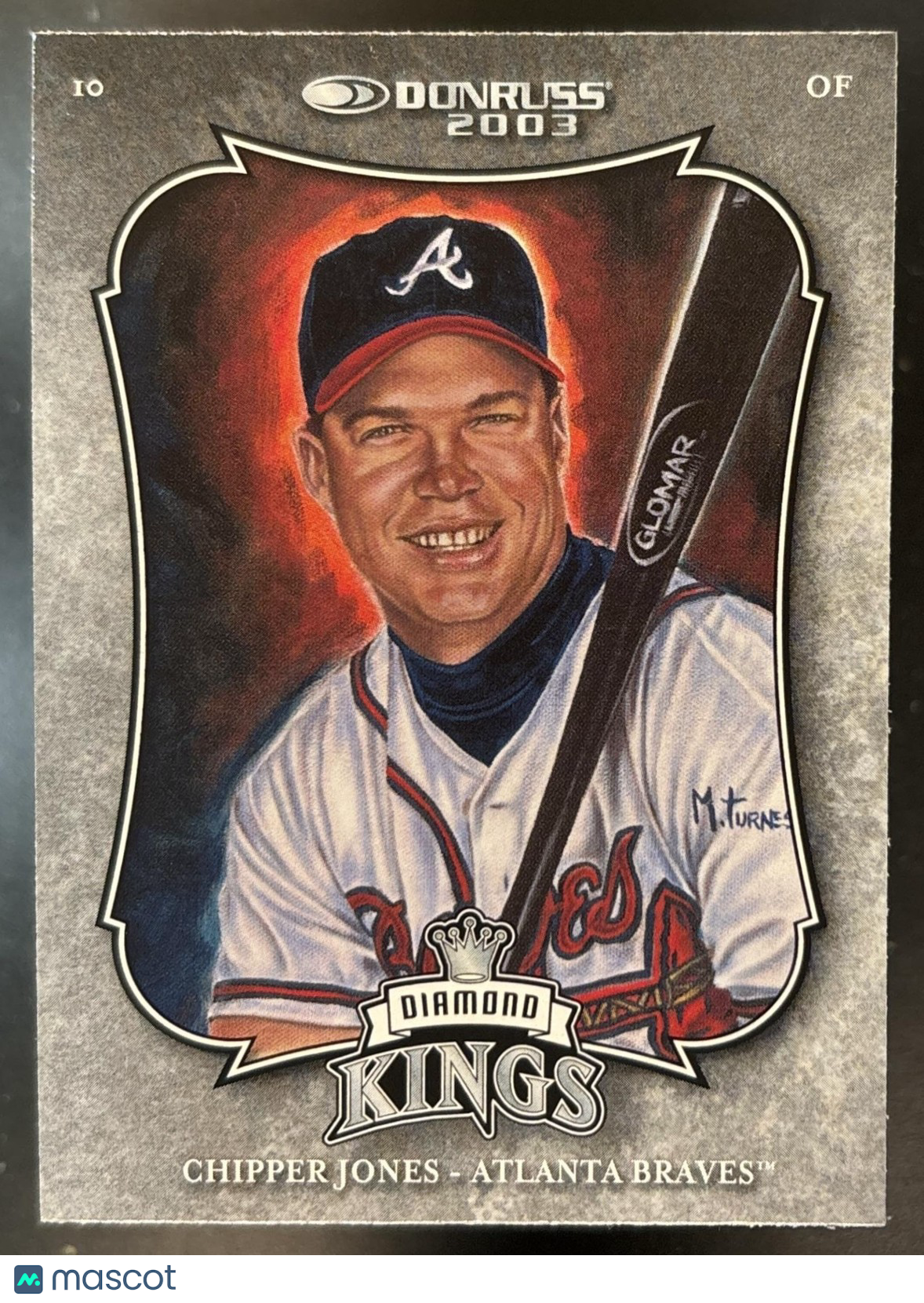2003 Donruss Chipper Jones #15 Diamond Kings Atlanta Braves