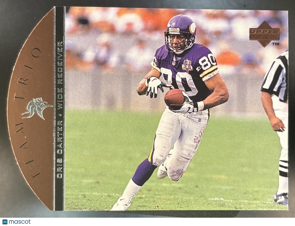 1996 Upper Deck Cris Carter Team Trio Minnesota Vikings
