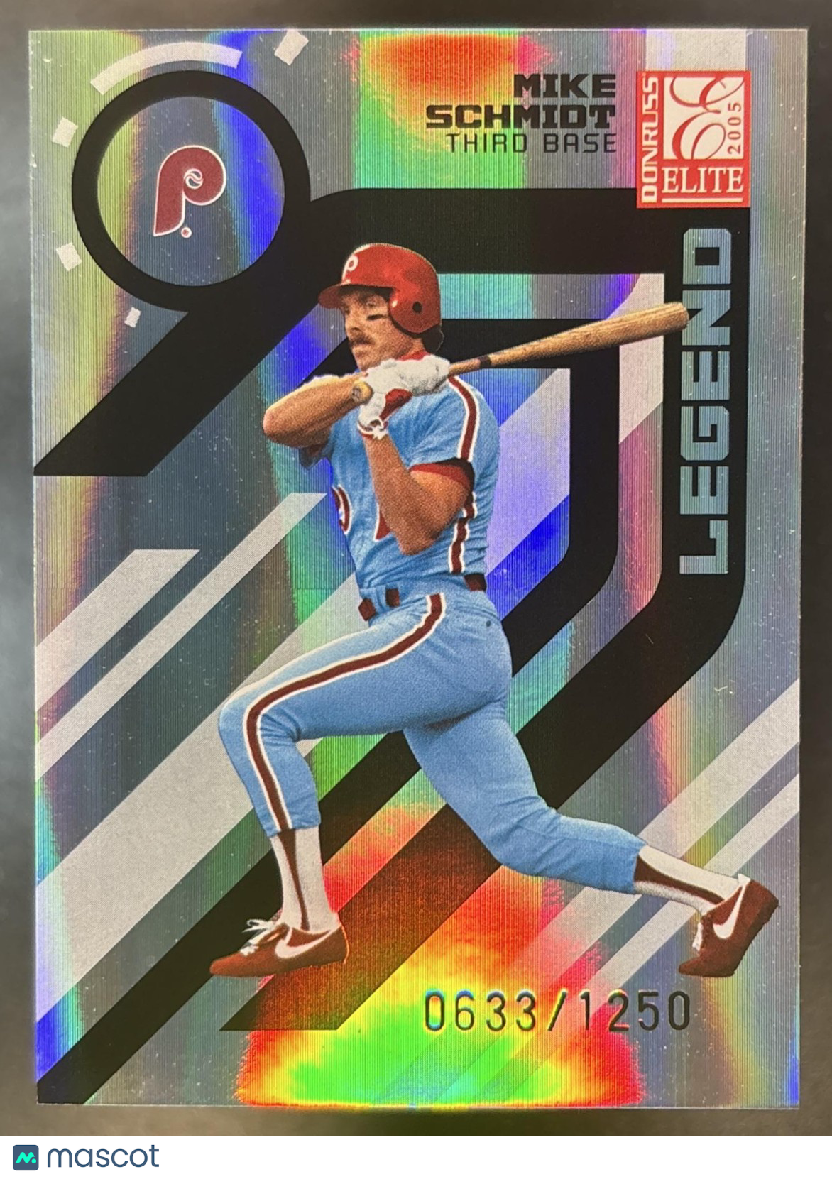 2005 Donruss Elite Mike Schmidt /1250 #162 Philadelphia Phillies