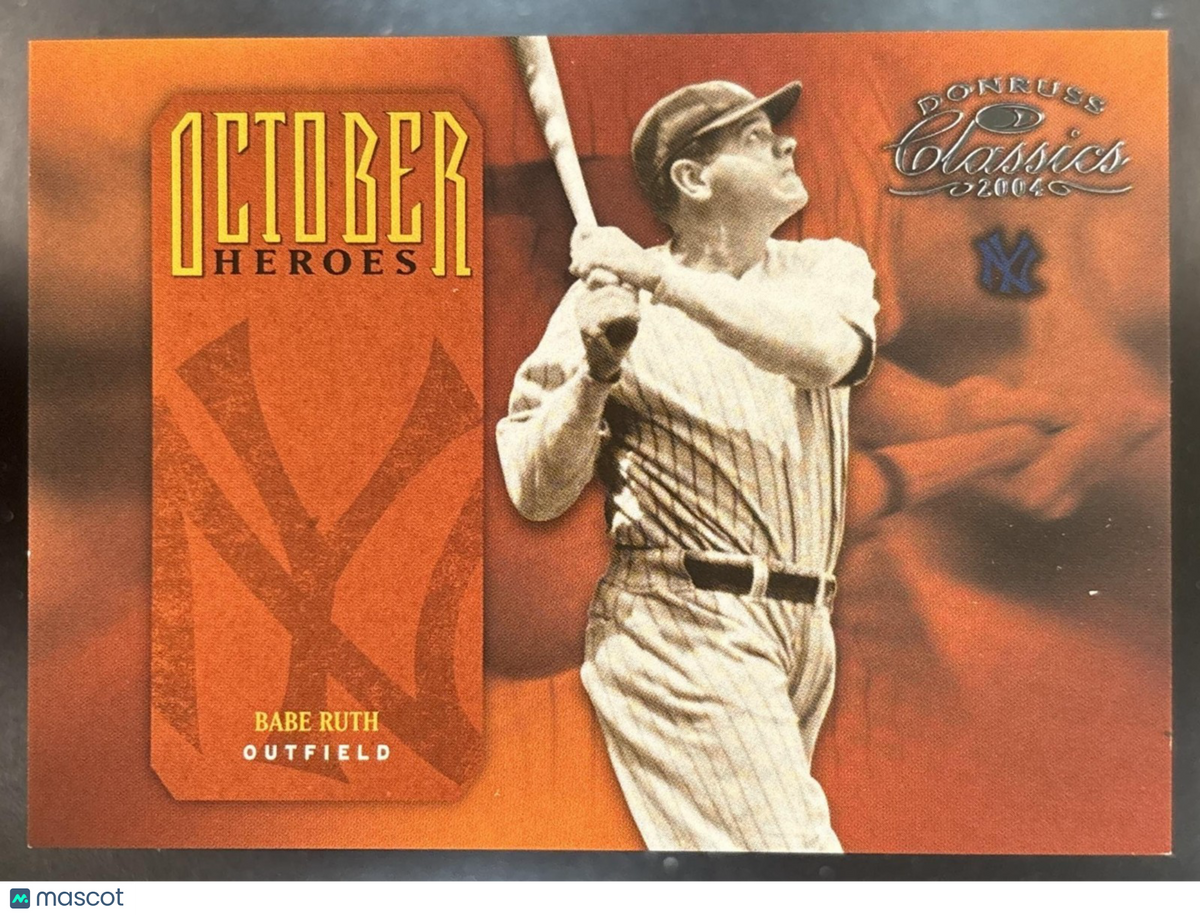 2004 Donruss Classics Babe Ruth October Heroes /2499 #OH-8 New York Yankees