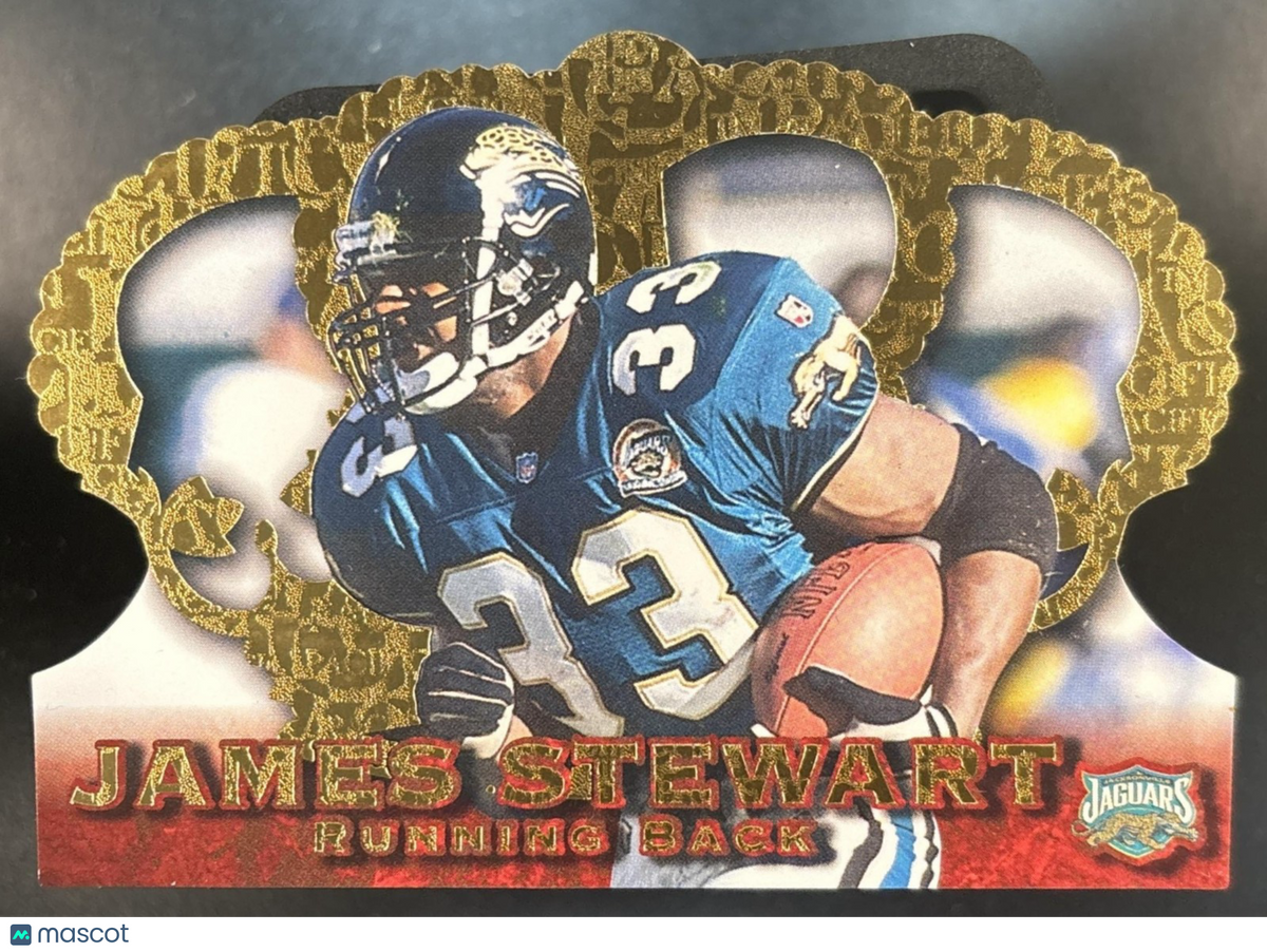 1996 Pacific Crown Royale James Stewart #CR-62 Jacksonville Jaguars