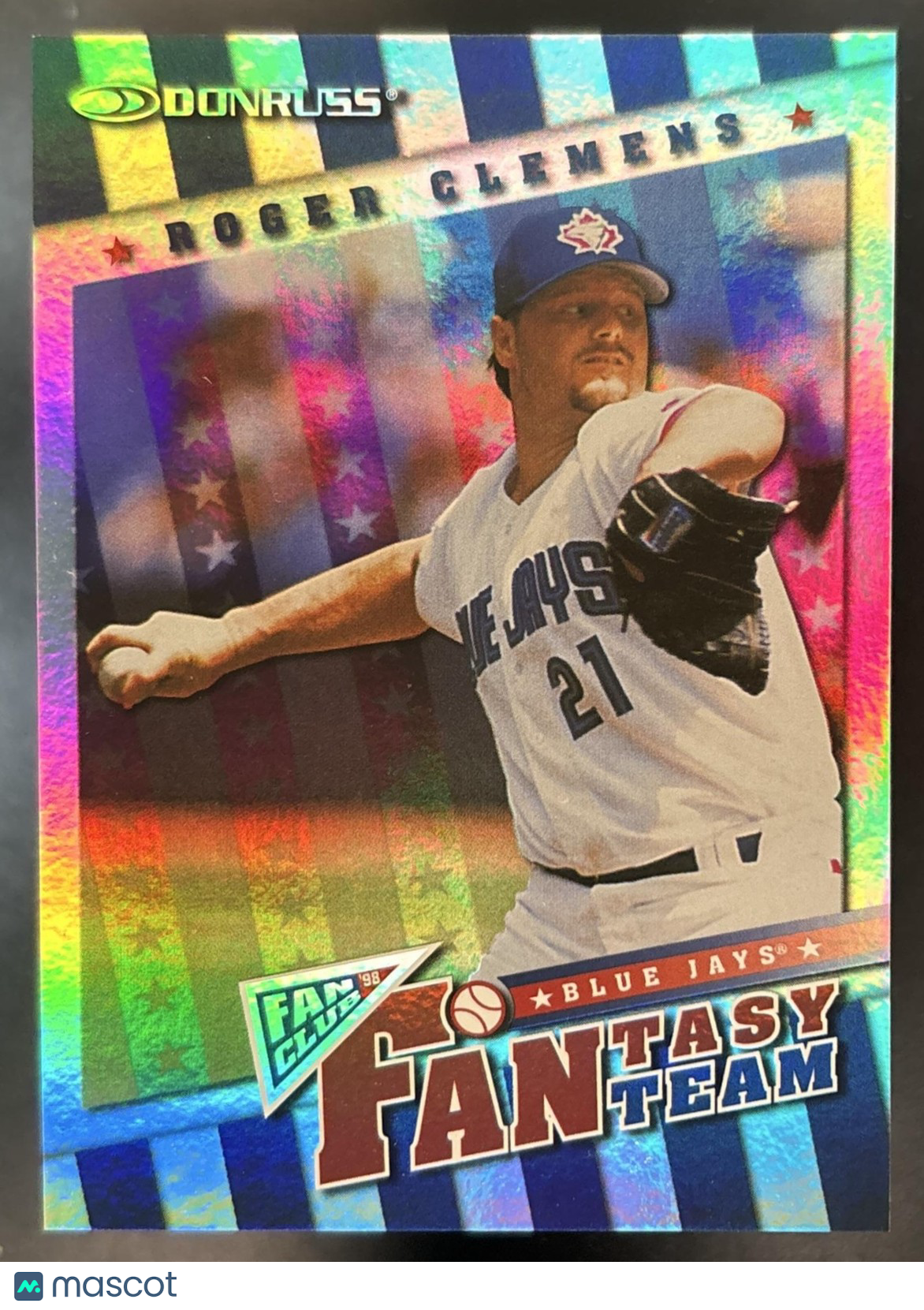 1998 Donruss Roger Clemens FANtasy Team /4000 #17 Toronto Blue Jays