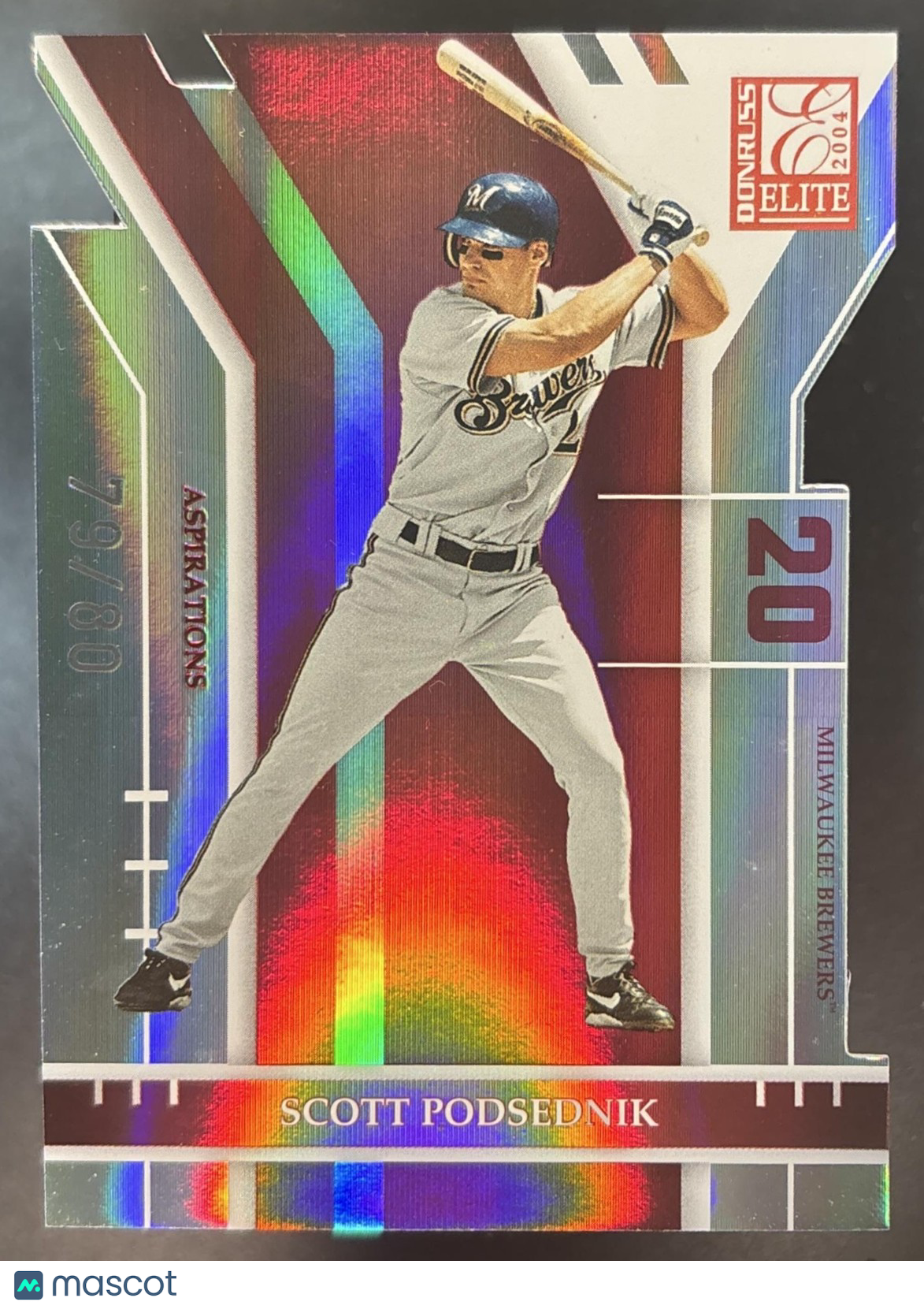 2004 Donruss Elite Scott Podsednik Aspirations /80 #117 Milwaukee Brewers