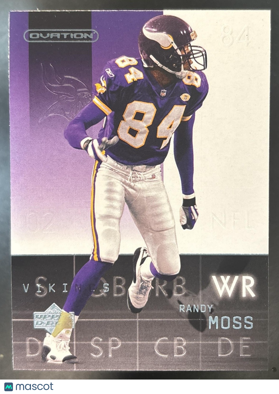 2002 Upper Deck Ovation Randy Moss #47 Minnesota Vikings