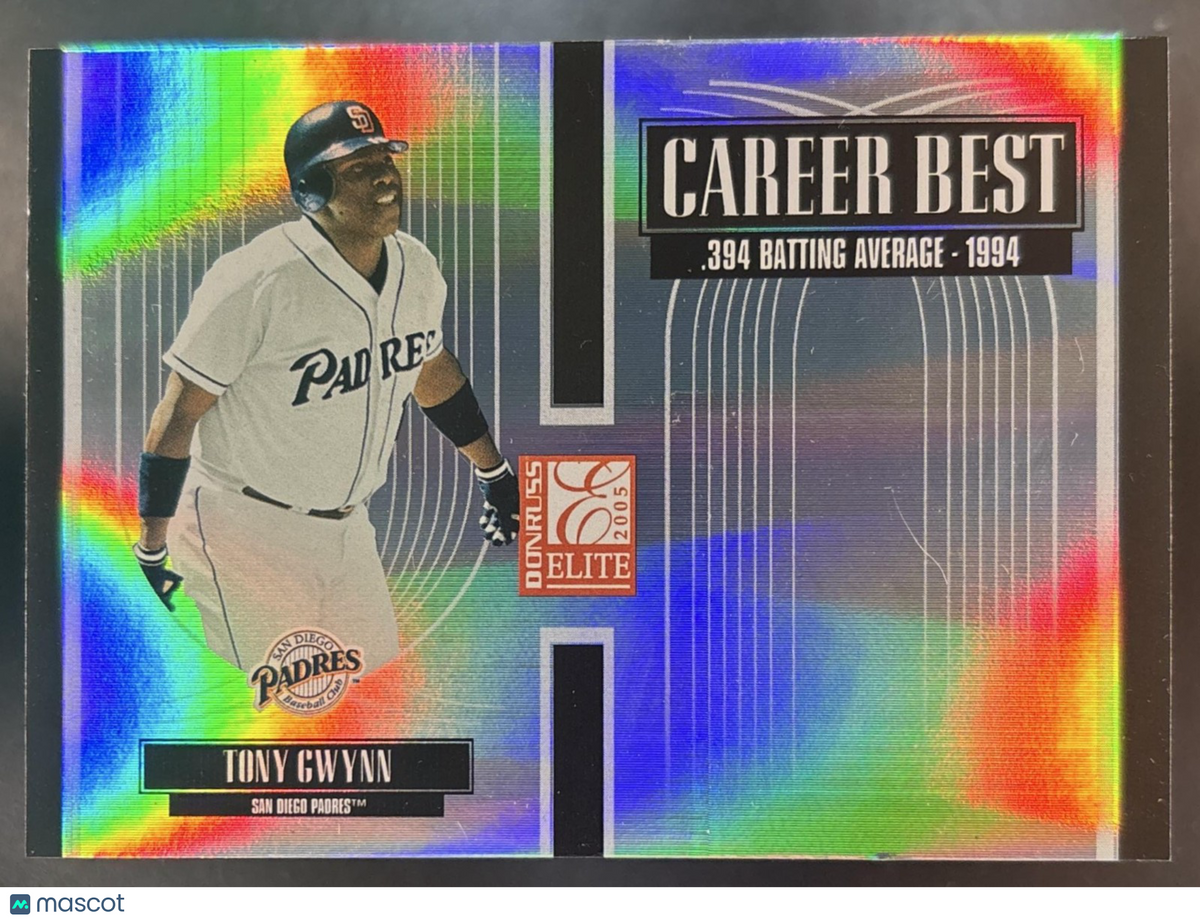 2005 Donruss Elite Tony Gwynn Career Best /1500 San Diego Padres