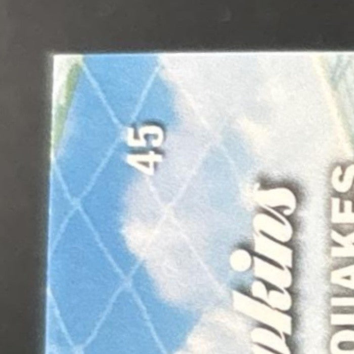 2017 Topps Stadium Club MLS Simon Dawkins Auto #45 San Jose Earthquakes