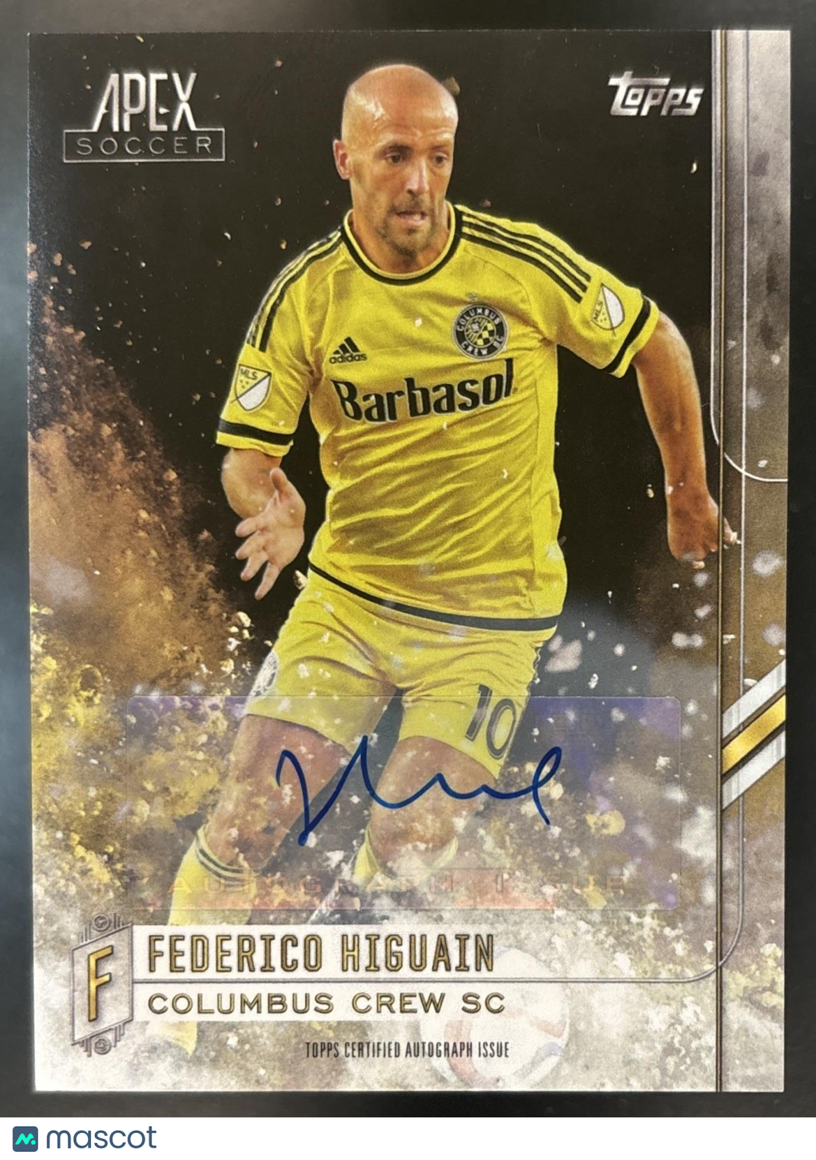 2015 Topps Apex MLS Federico Higuain Auto #17