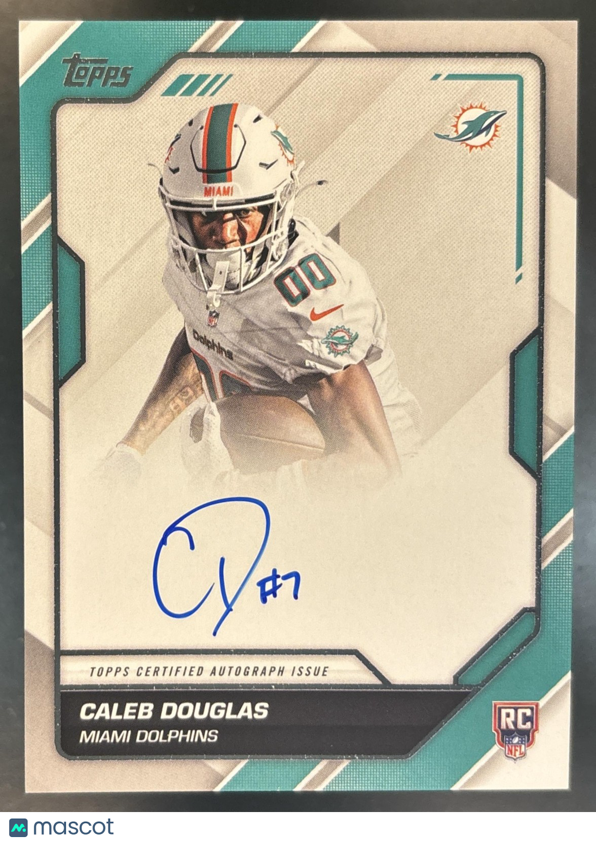 2026 Topps Caleb Douglas First Signatures #FFS-CDO RC Auto Miami Dolphins