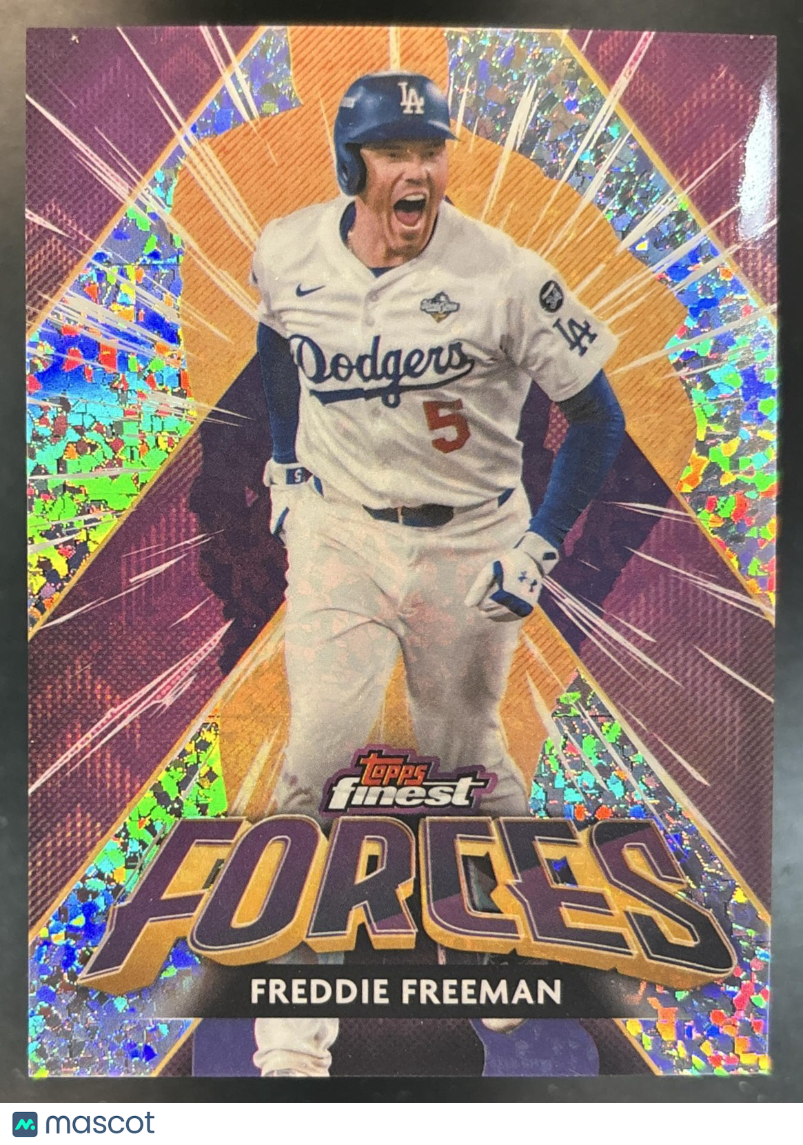 2026 Topps Finest Freddie Freeman Forces Mini-Diamond Los Angeles Dodgers