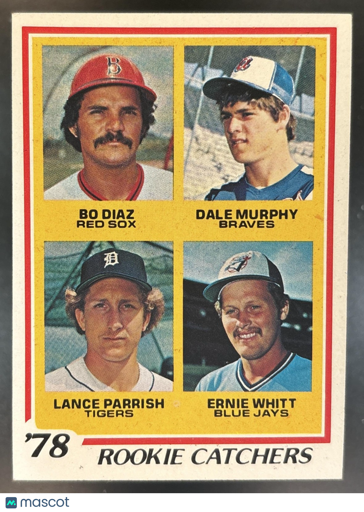 1978 Topps R Bo Diaz Dale Murphy Lance Parrish Ernie Whitt #708 RC