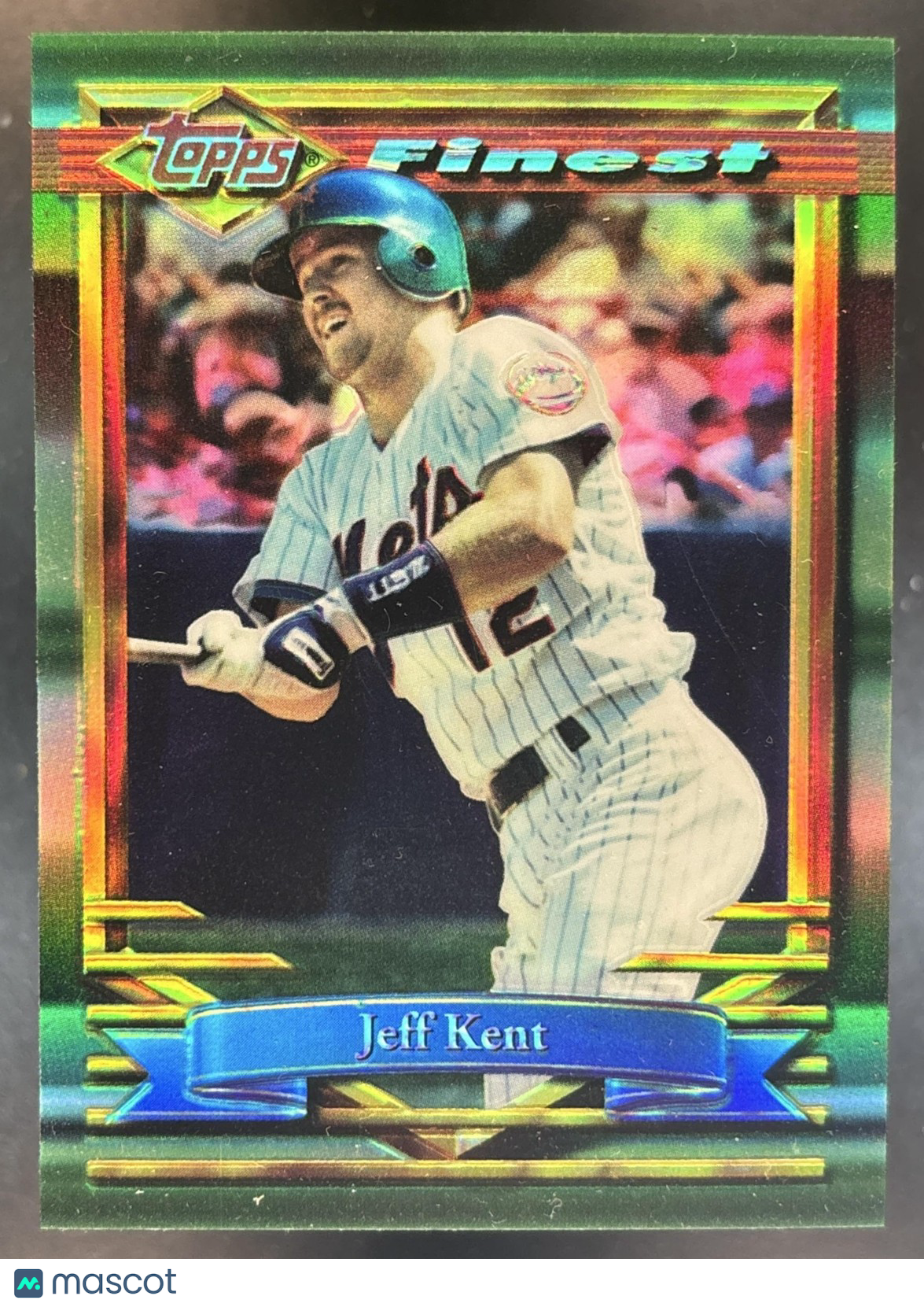1994 Topps Finest Jeff Kent Refractor #33 New York Mets