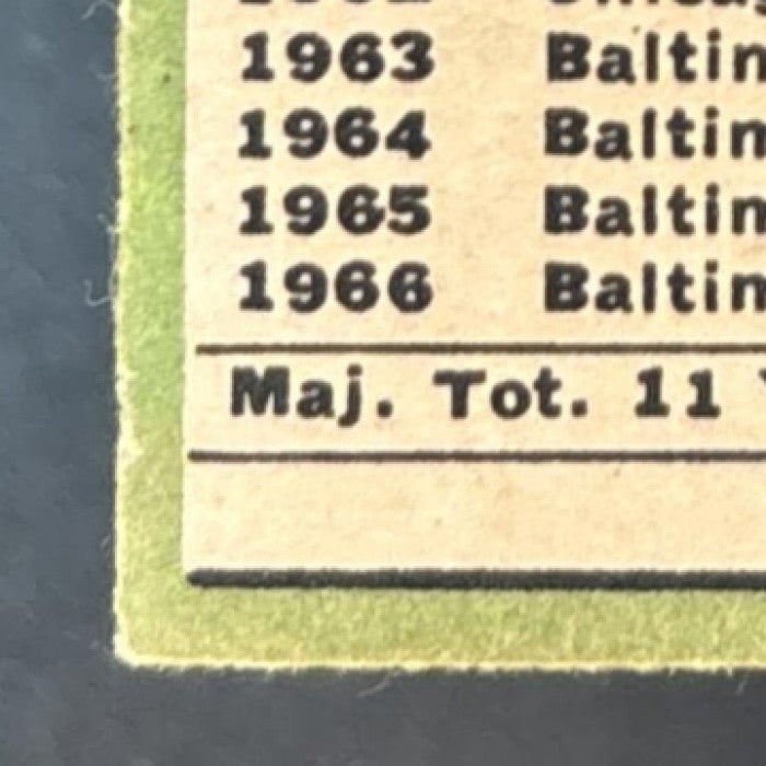1967 Topps Luis Aparicio #60 Baltimore Orioles
