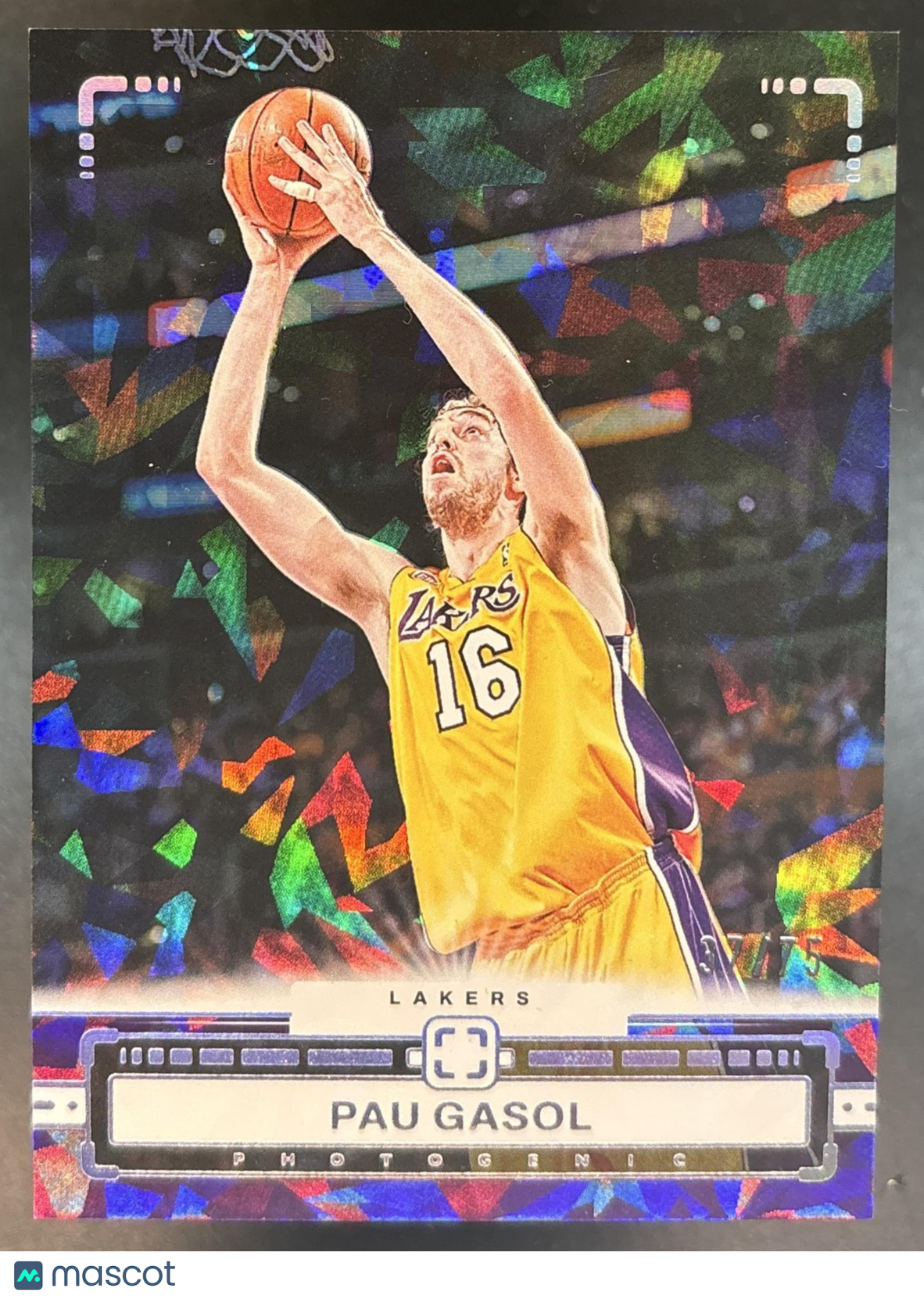 2023-24 Panini Photogenic Pau Gasol Diamond /75 #127 Los Angeles Lakers