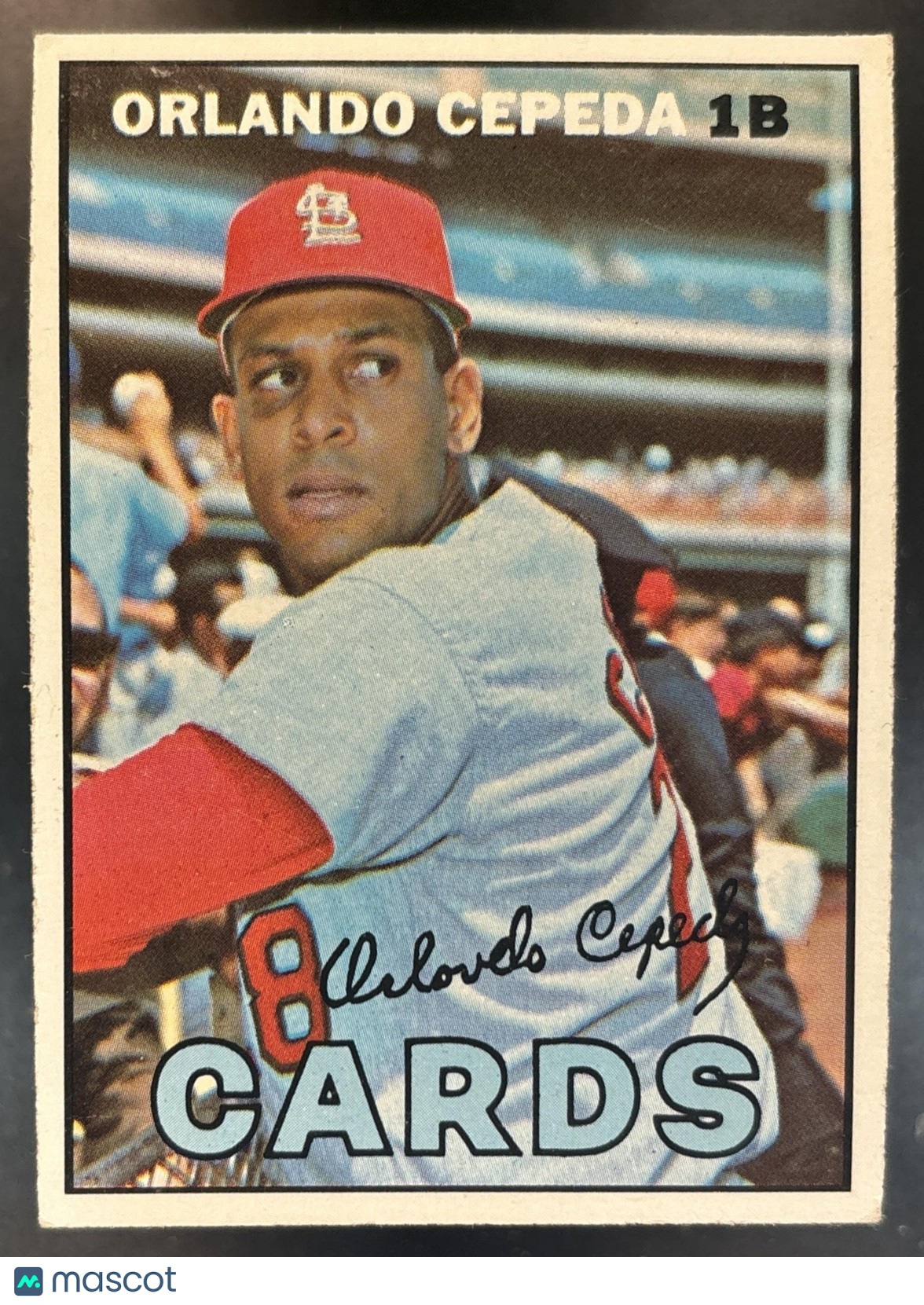 1967 Topps Orlando Cepeda #20 St. Louis Cardinals