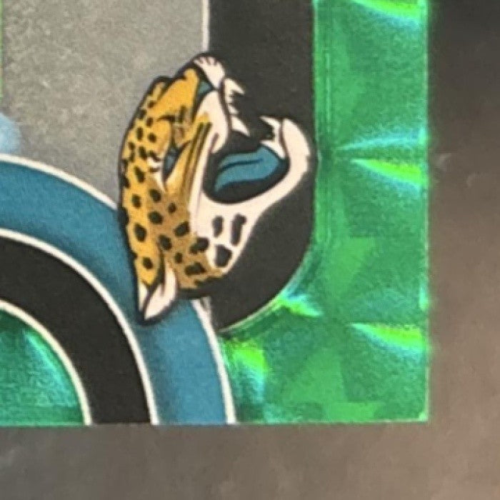 2025 Topps Chrome Travis Hunter Auto Green Geometric /99 RC Jacksonville Jaguars