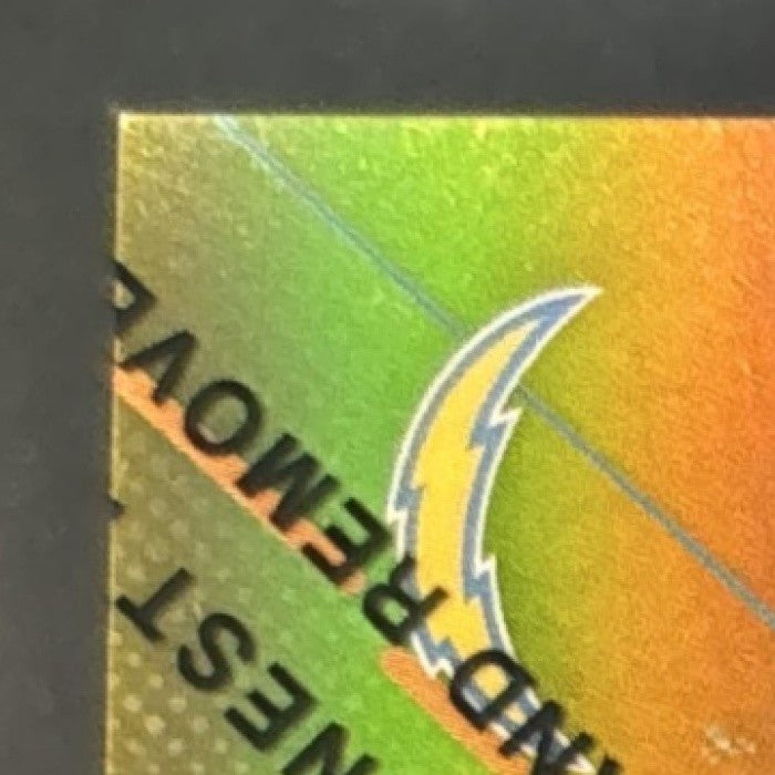 2025 Topps Finest Omarion Hampton Gold Refractor /20 #208 RC Chargers