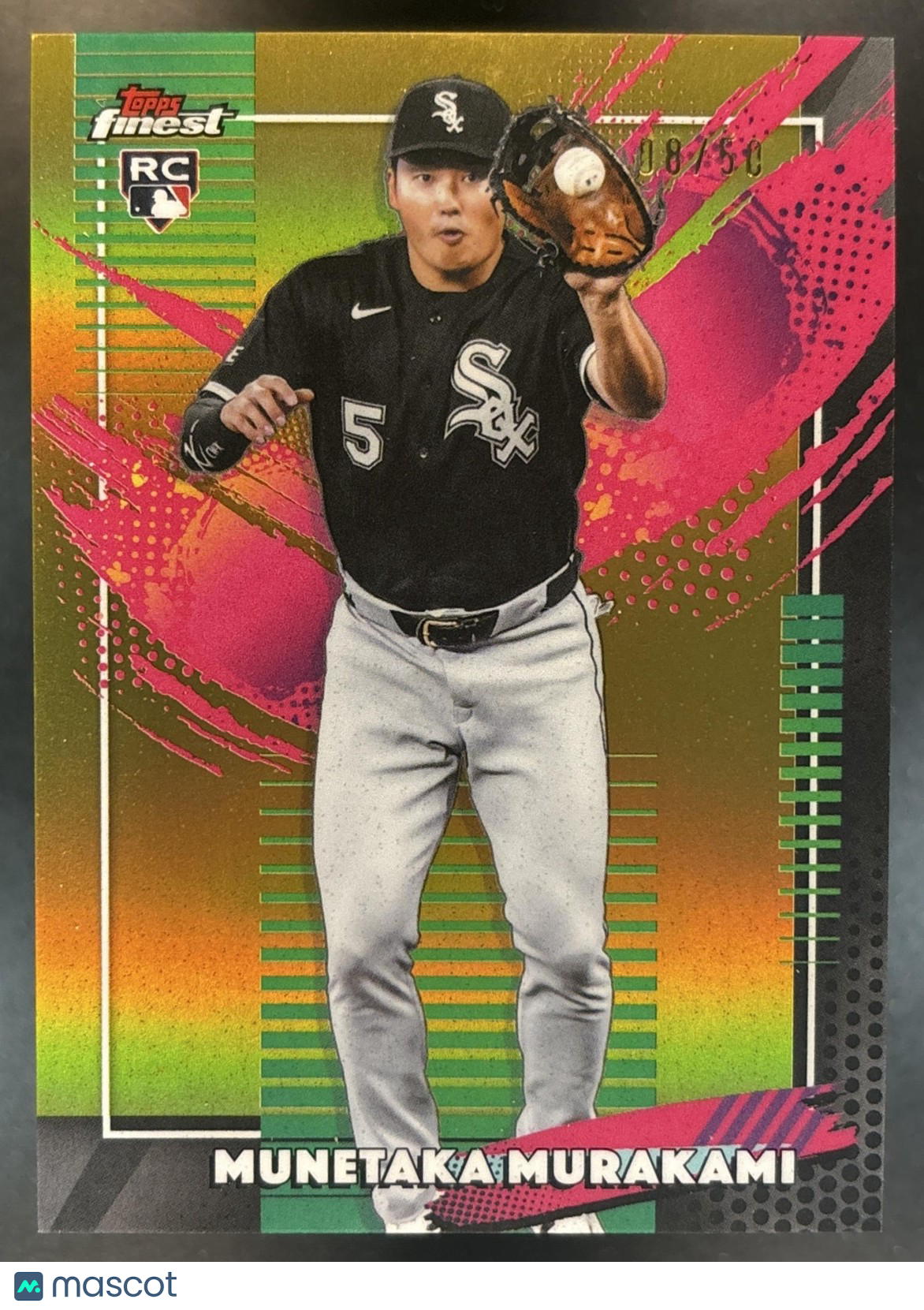 2026 Topps Finest Munetaka Murakami Gold Refractor /50 #295 RC Chicago White Sox