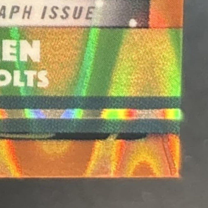 2025 Topps Cosmic Chrome Tyler Warren Auto Orange Galactic /25 RC Colts