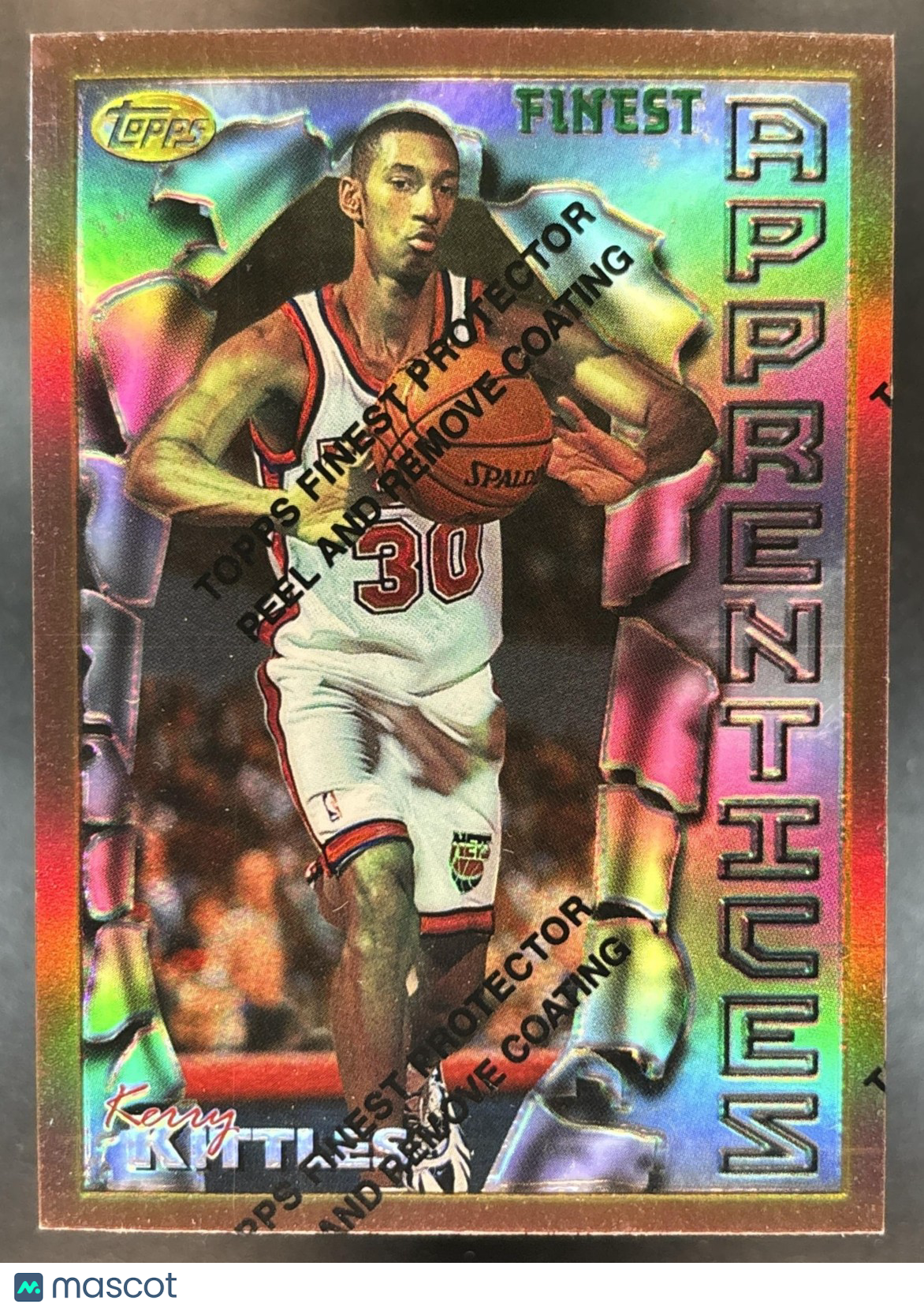 1996-97 Topps Finest Kerry Kittles Bronze Refractor #79 New Jersey Nets