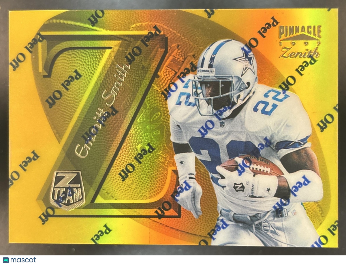 1997 Pinnacle Zenith Emmitt Smith Z Team Mirror Gold #ZT1 Dallas Cowboys