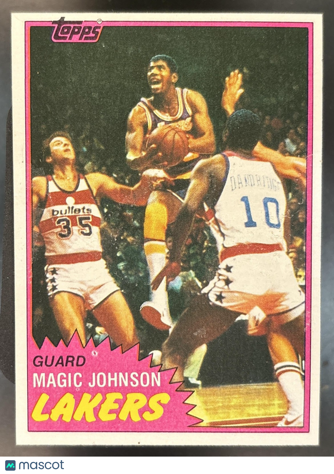 1981-82 Topps Magic Johnson #21 Lakers