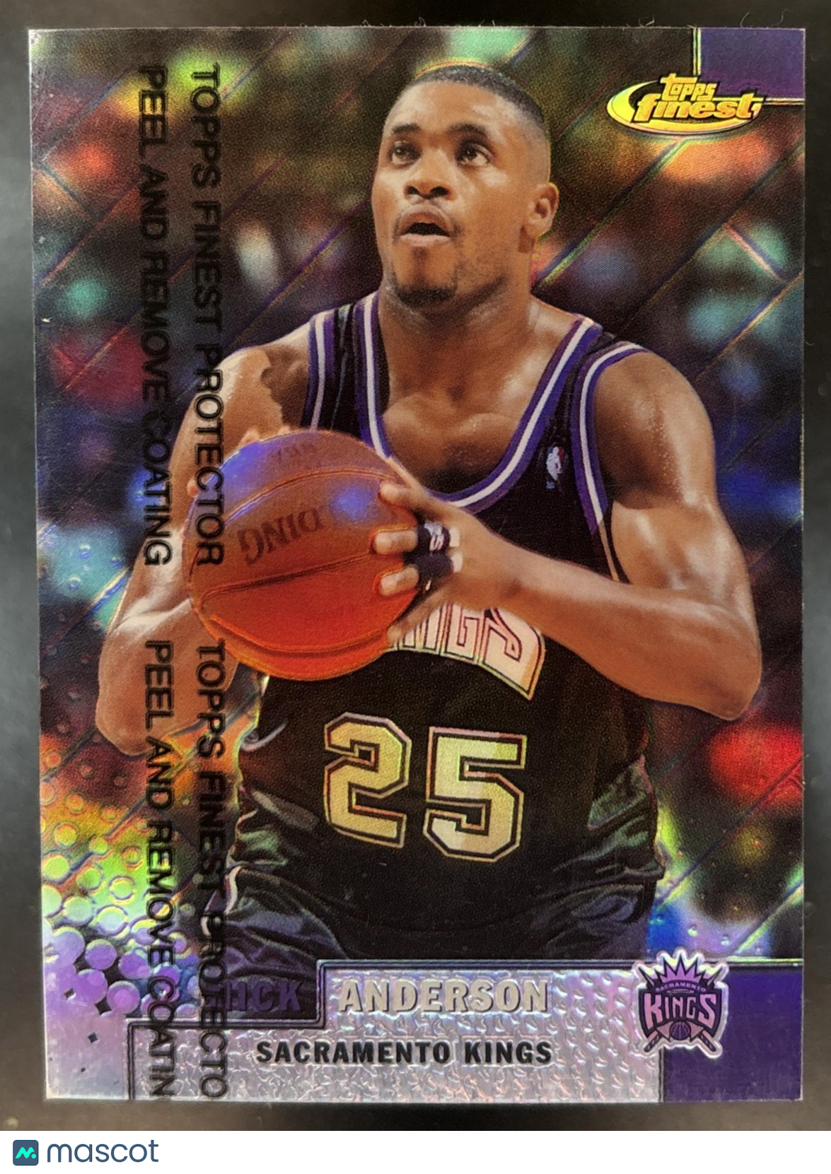 1999-00 Topps Finest Nick Anderson Refractor #209 Sacramento Kings