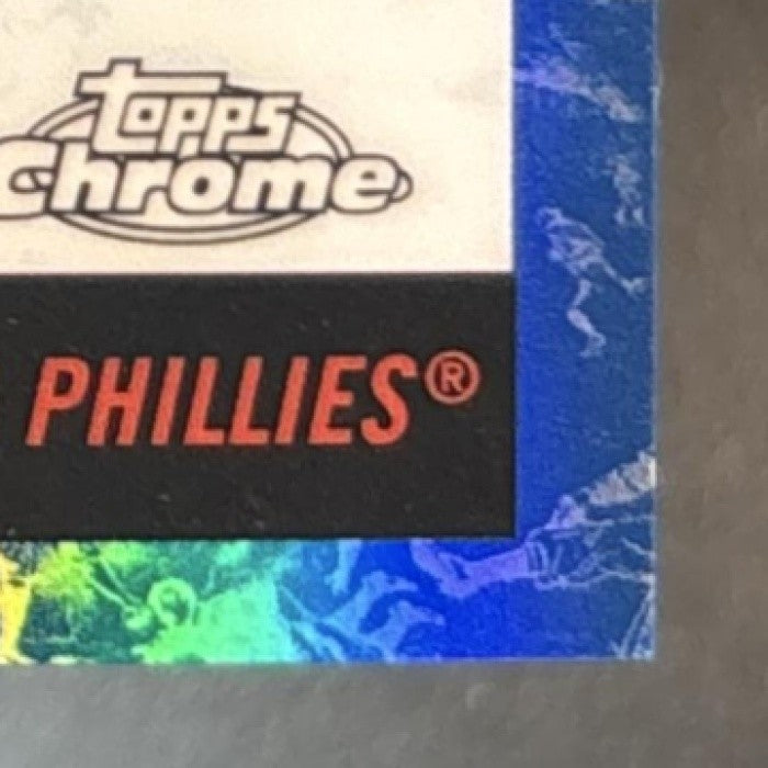 2025 Topps Chrome Platinum Anniversary John Kruk Auto Toile Cream/Blue /99