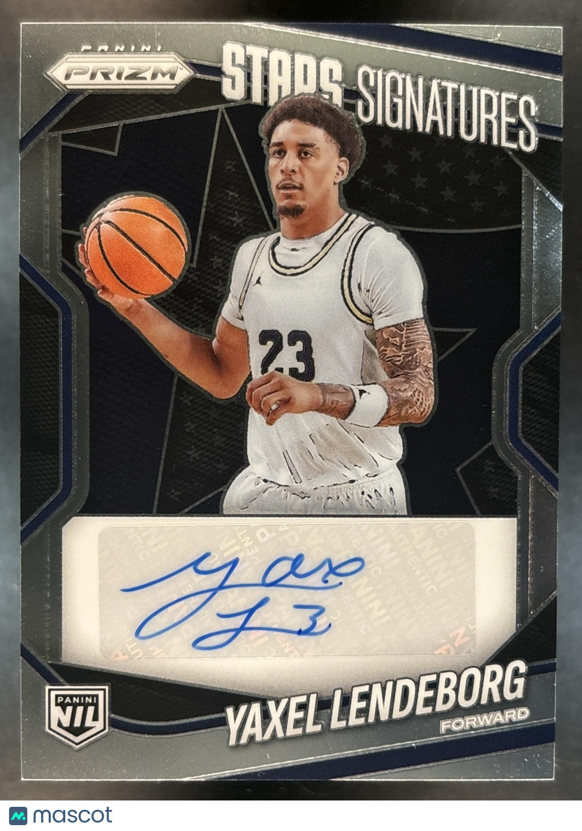 2025-26 Panini Prizm Yaxel Lendeborg Stars Signatures Auto Michigan Wolverines