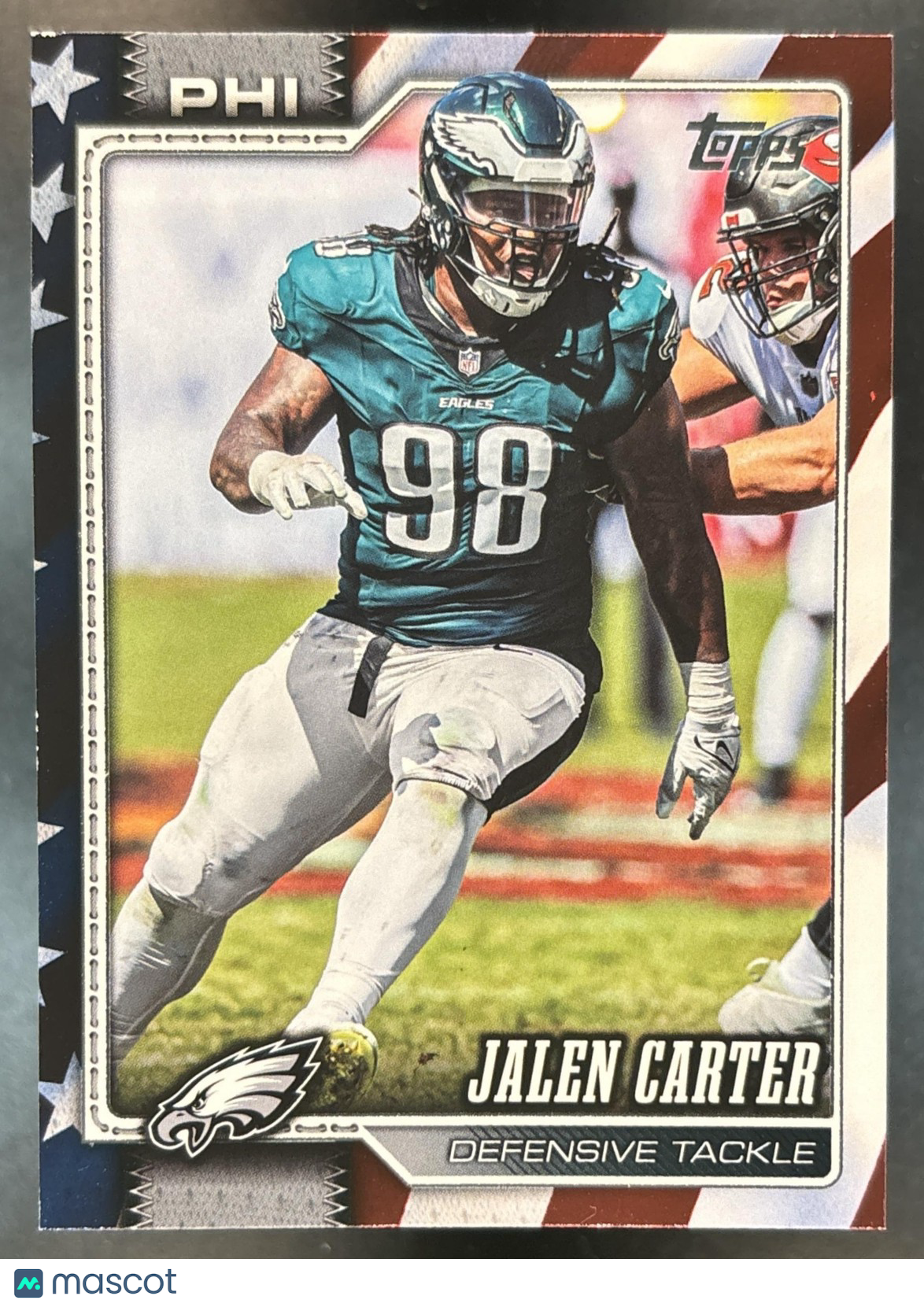 2026 Topps Jalen Carter Independence Day /76 #65 Philadelphia Eagles