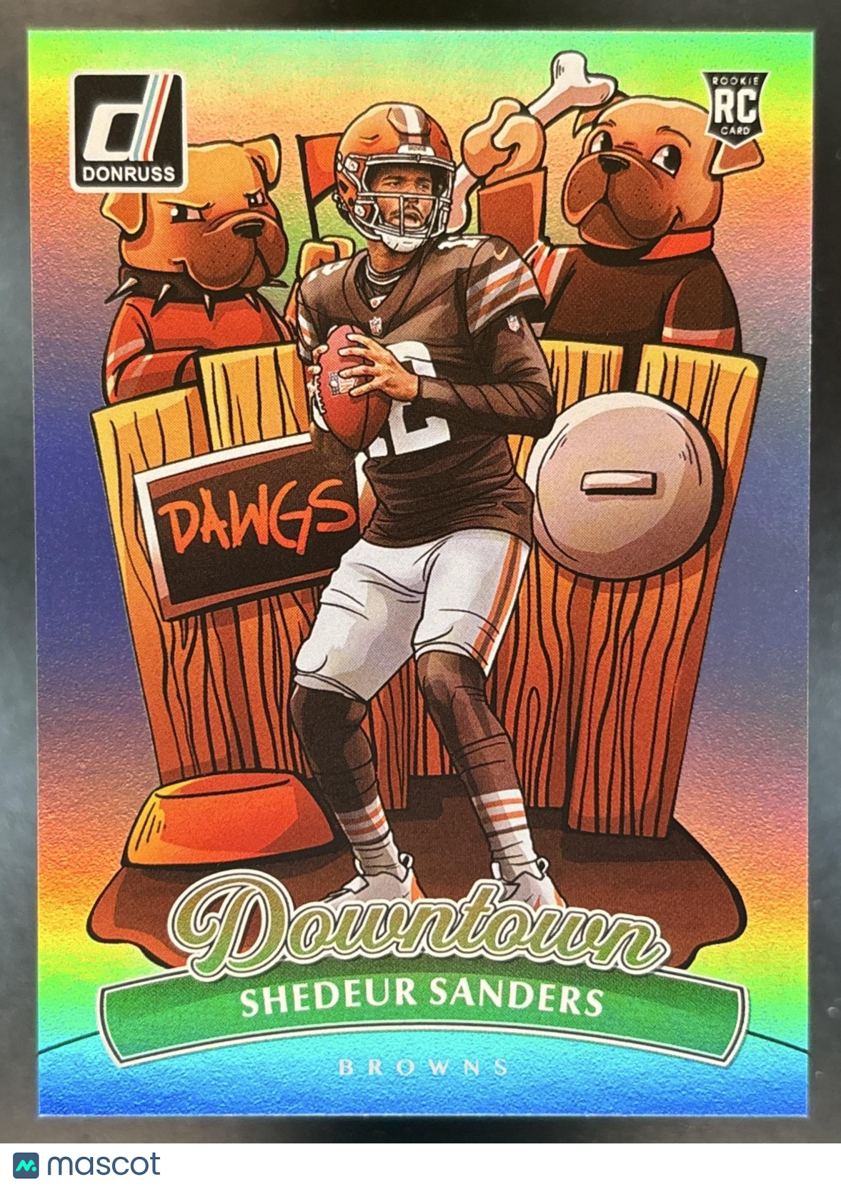 2025 Panini Donruss Shedeur Sanders Downtown! SP #17 RC Cleveland Browns