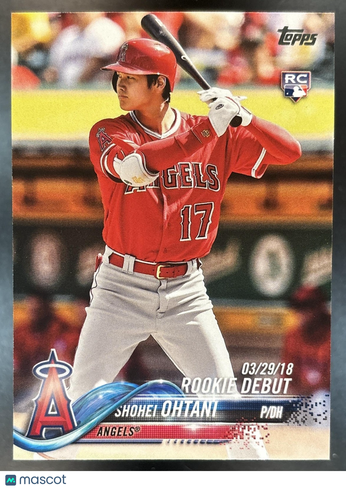 2018 Topps Update Shohei Ohtani #US285 RC Los Angeles Angels