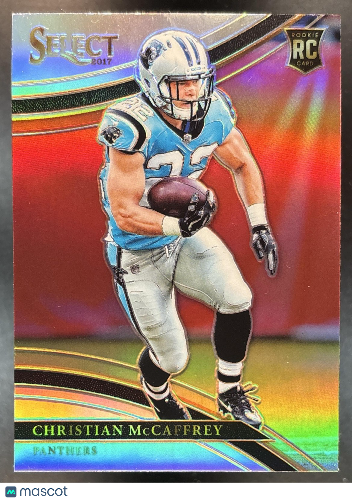 2017 Panini Select Christian McCaffrey Silver #281 RC Carolina Panthers