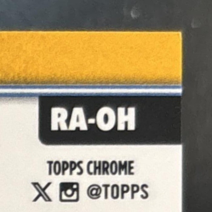 2025 Topps Chrome Omarion Hampton Rookie Auto #RA-OH RC Los Angeles Chargers