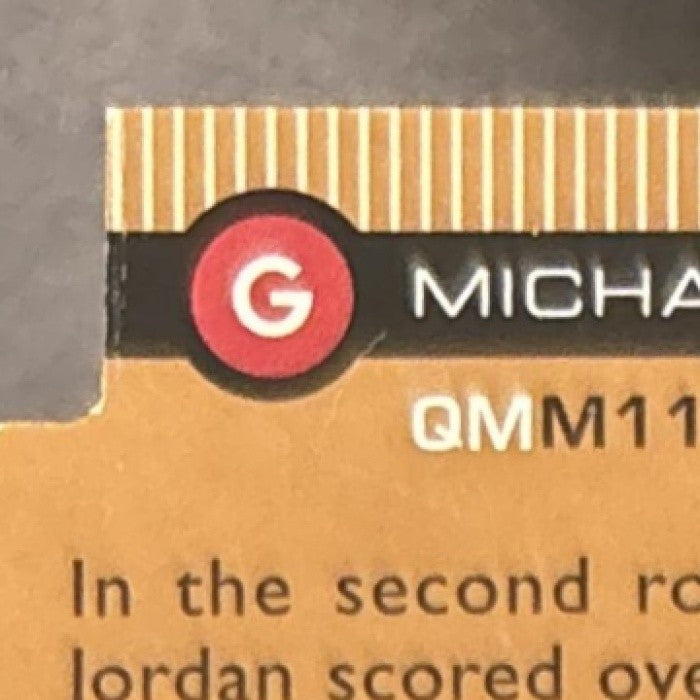 1998-99 Upper Deck Michael Jordan MJ23 Tier 1 Quantum Bronze /2300 #QMM11 Bulls