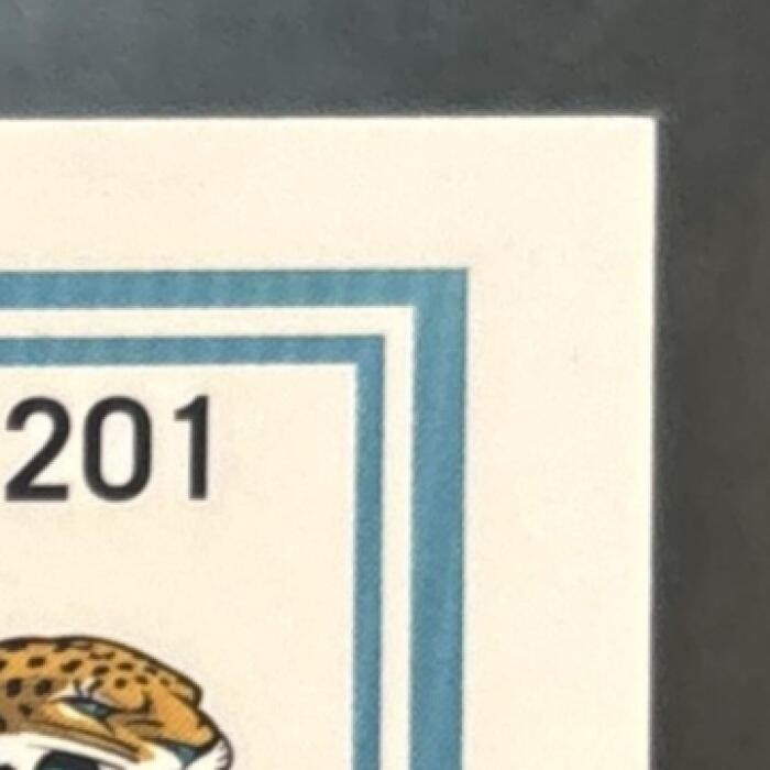 2025 Donruss Optic Travis Hunter True Gold 10/10 #301 Jacksonville Jaguars
