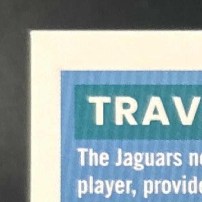 2025 Donruss Optic Travis Hunter True Gold 10/10 #301 Jacksonville Jaguars