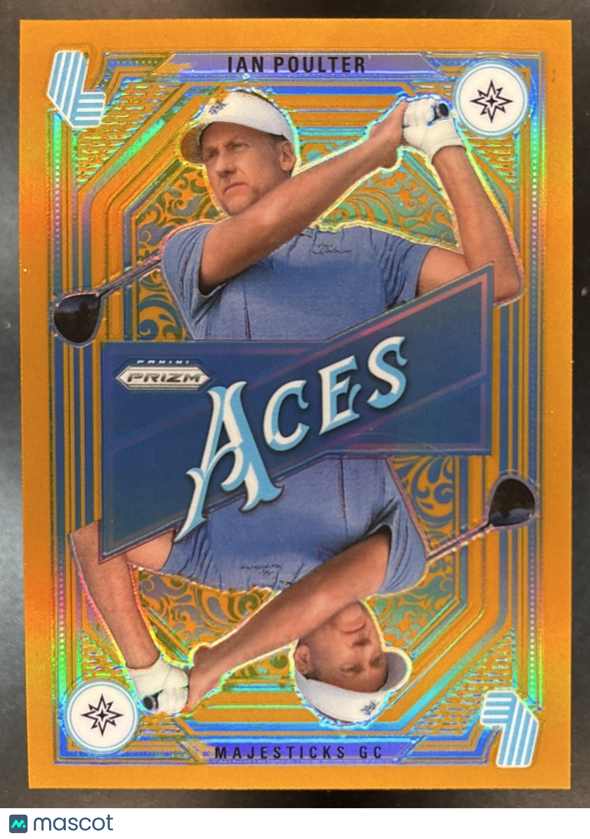 2025 Panini Prizm LIV Ian Poulter Aces Gold /10 #10 Majesticks GC