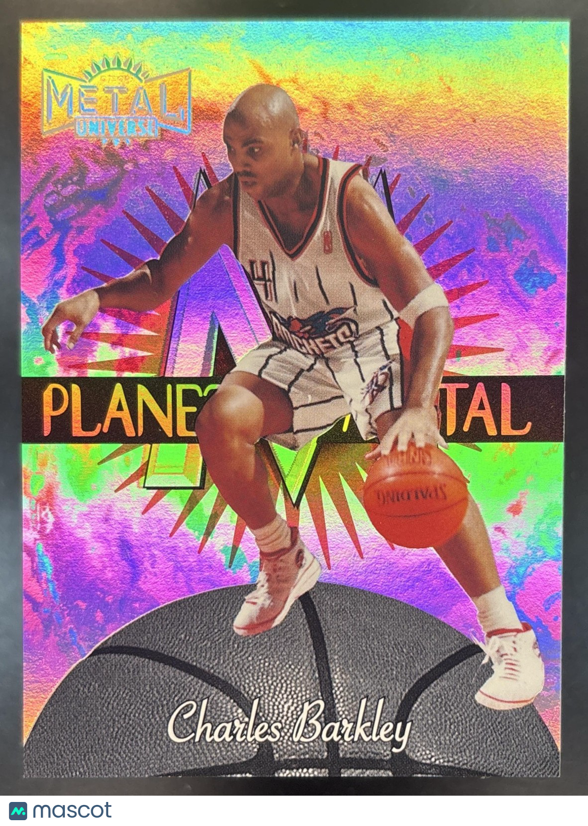 1997-98 Skybox Metal Universe Charles Barkley Planet #14 PM Houston Rockets