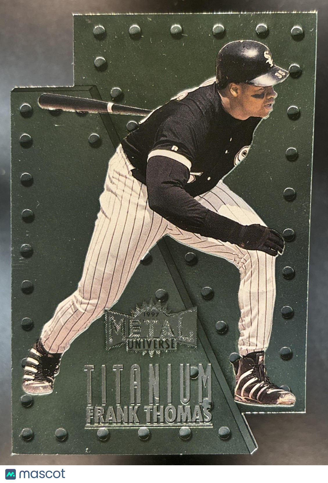 1997 Skybox Metal Universe Frank Thomas Titanium #10 Chicago White Sox