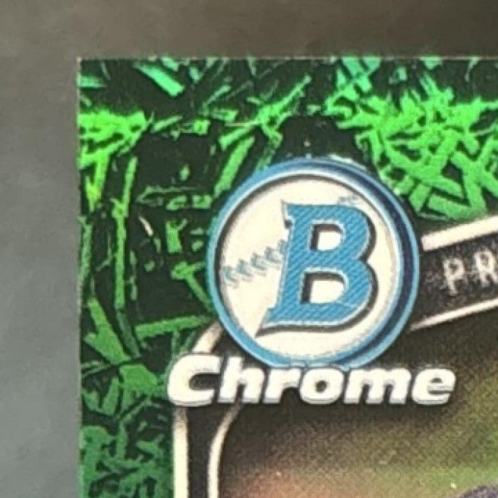 2025 Bowman Fabian Lopez Chrome Auto Green Grass /99 1st Prospect Miami Marlins