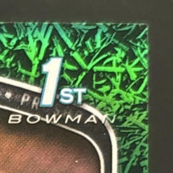 2025 Bowman Fabian Lopez Chrome Auto Green Grass /99 1st Prospect Miami Marlins