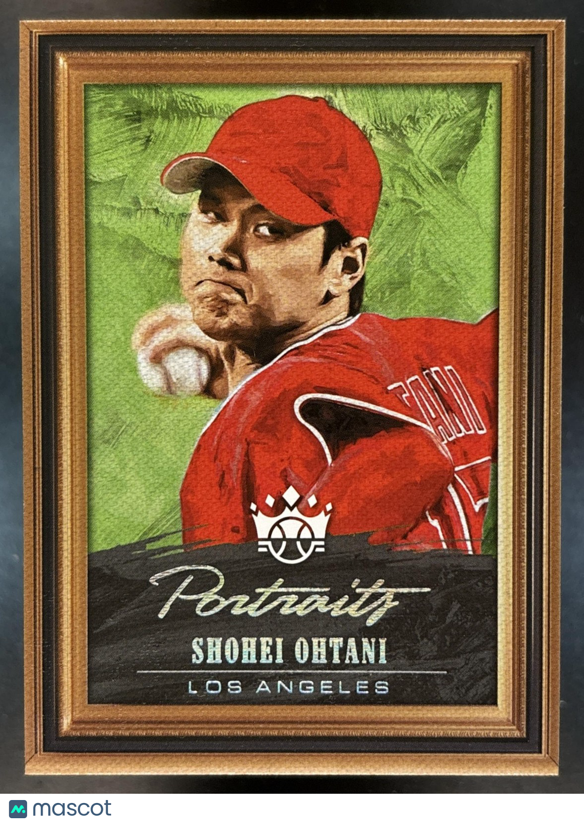 2018 Panini Diamond Kings Shohei Ohtani Portraits #P15 RC Los Angeles Angels