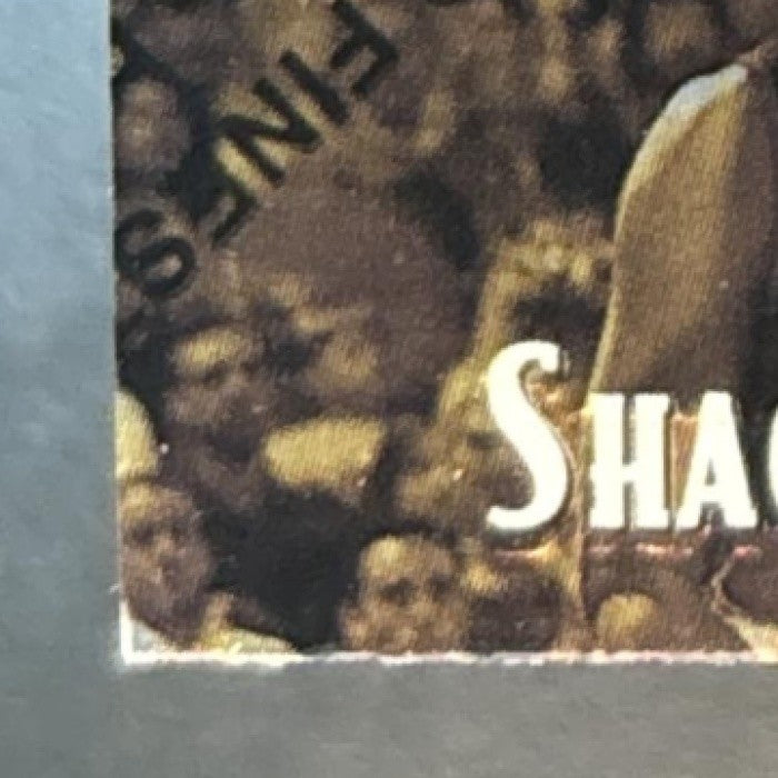1997-98 Topps Finest Shaquille O'Neal #309 Gold Los Angeles Lakers