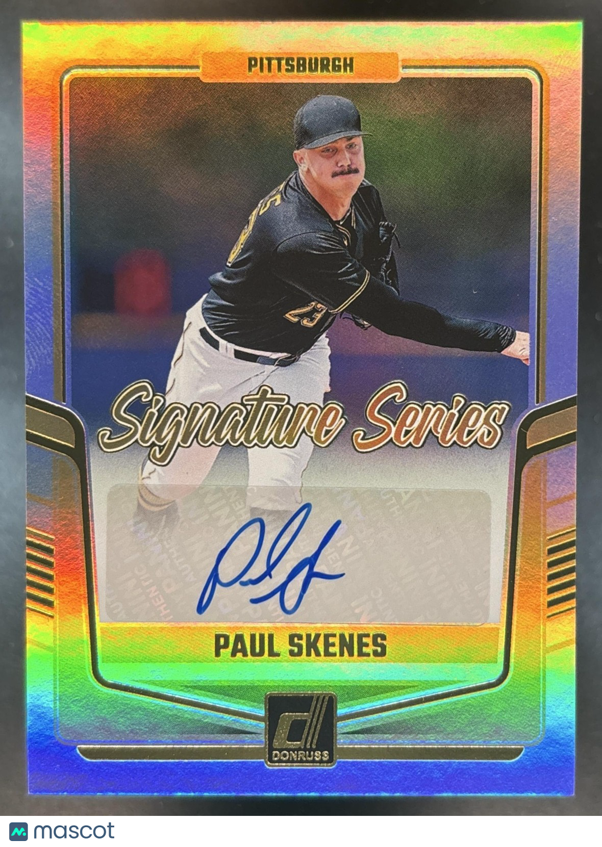 2024 Panini Donruss Paul Skenes Signature Series Auto RC Pittsburgh Pirates